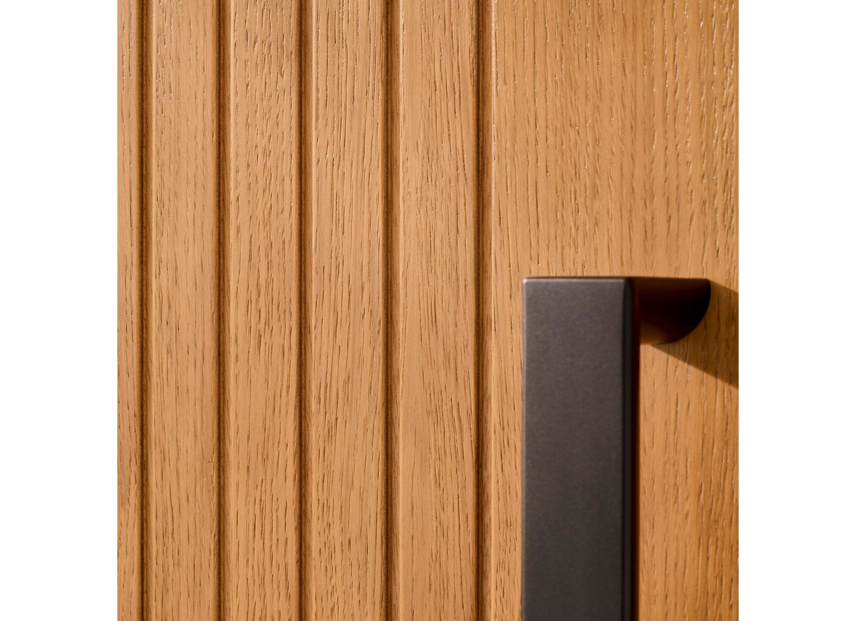 Porte d'entrée augustine bois exotique sur mesure-Lapeyre