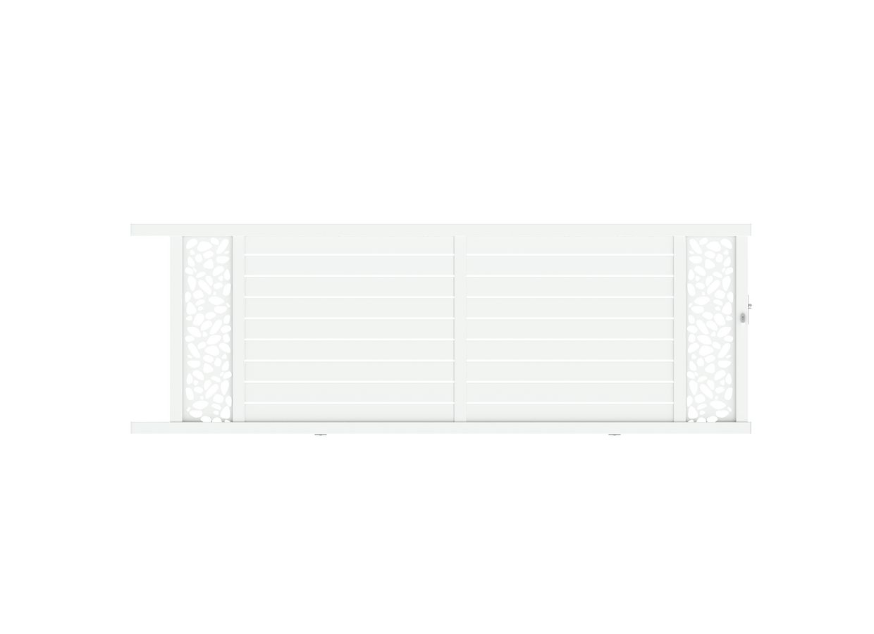 Portail coulissant Aluminium Catane galet sur mesure-Lapeyre