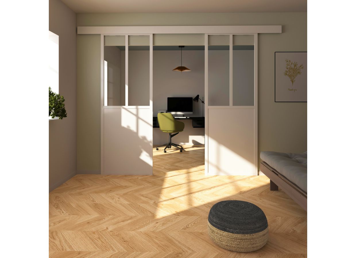 Séparation de pièce sur mesure ATELIER, profil carré large | Lapeyre