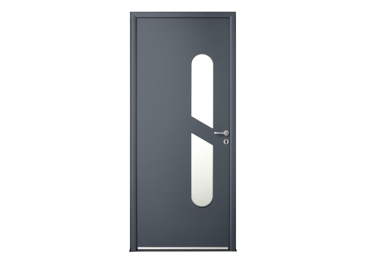 Porte d'entrée Angèle Aluminium sur-mesure - Lapeyre