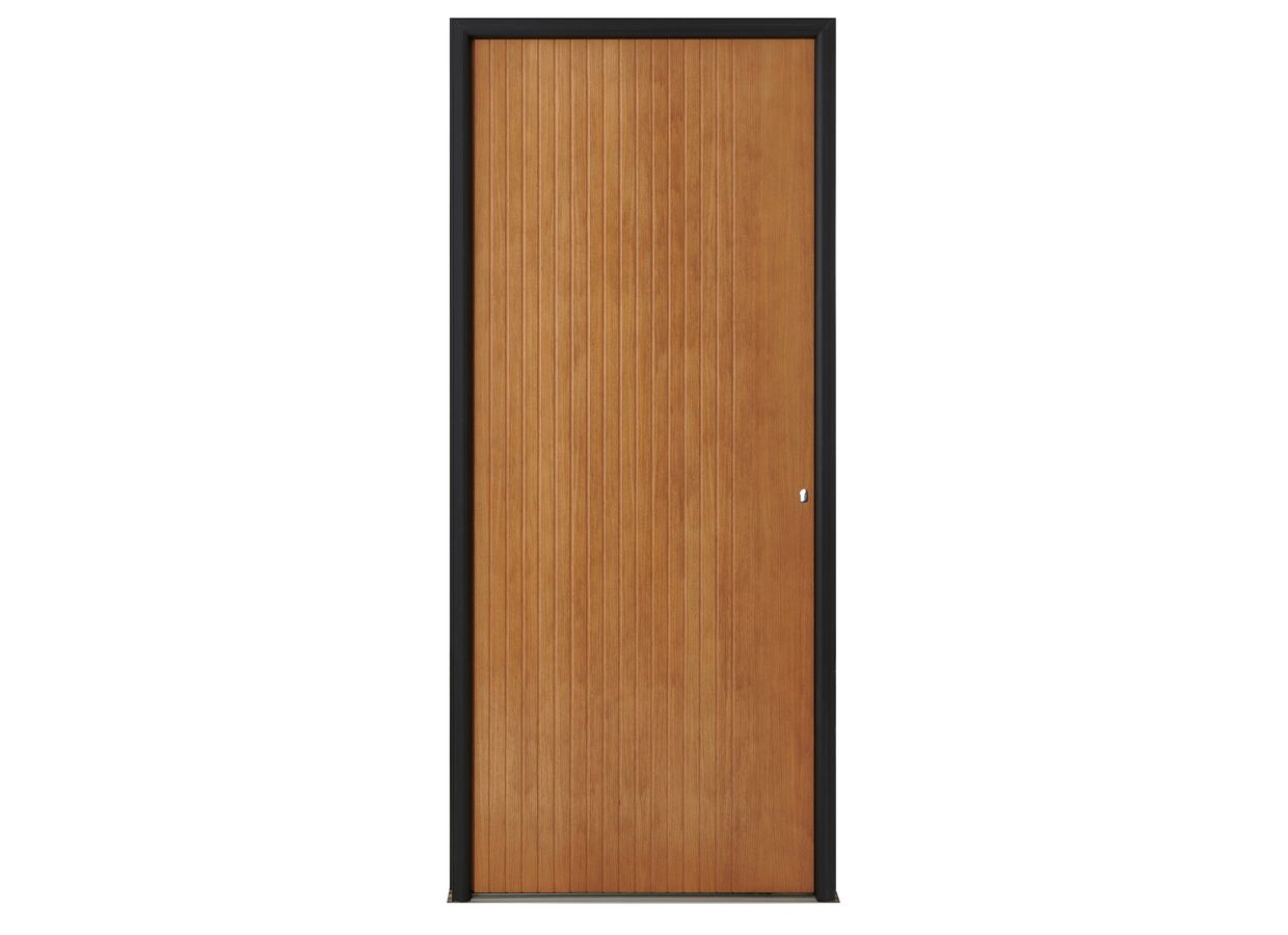 Porte d'entrée augustine bois exotique sur mesure-Lapeyre
