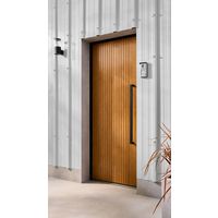 Porte d'entrée augustine bois exotique sur mesure-Lapeyre