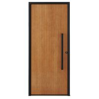 Porte d'entrée augustine bois exotique sur mesure-Lapeyre