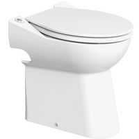 WC broyeur Sanicompact 43 anticalcaire et abattant antibactérien - Lapeyre