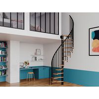 Solution gain de place Spiral 180° - Escaliers
