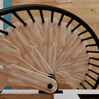 Solution gain de place Spiral 180° - Escaliers