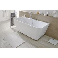 Baignoire semi ilôt acrylique PRESK'ILE avec évacuation - Salle de bains