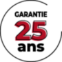 Garantie : 25 ans