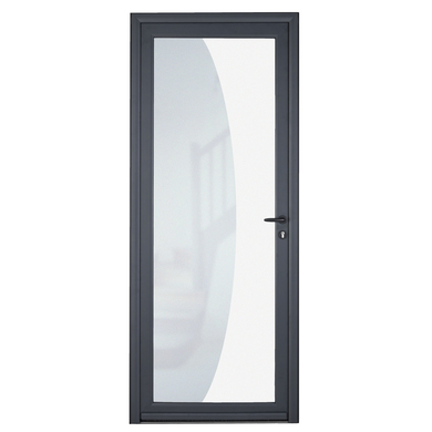 Porte d'entrée Adénora aluminium vitrage Hemis sur mesure
