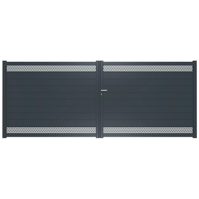 Portail battant Vahina aluminium sur mesure