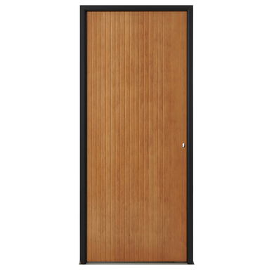 Porte d'entrée Augustine bois exotique sur mesure