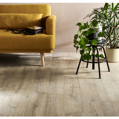 Sol stratifié IMPRESSIVE chêne classique beige botte de 1.835 m2