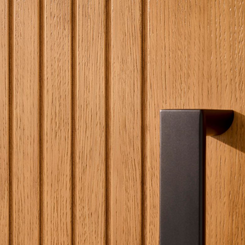 Porte d'entrée augustine bois exotique sur mesure-Lapeyre