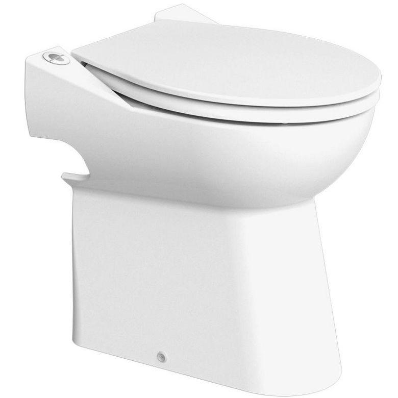 WC broyeur Sanicompact 43 anticalcaire et abattant antibactérien - Lapeyre