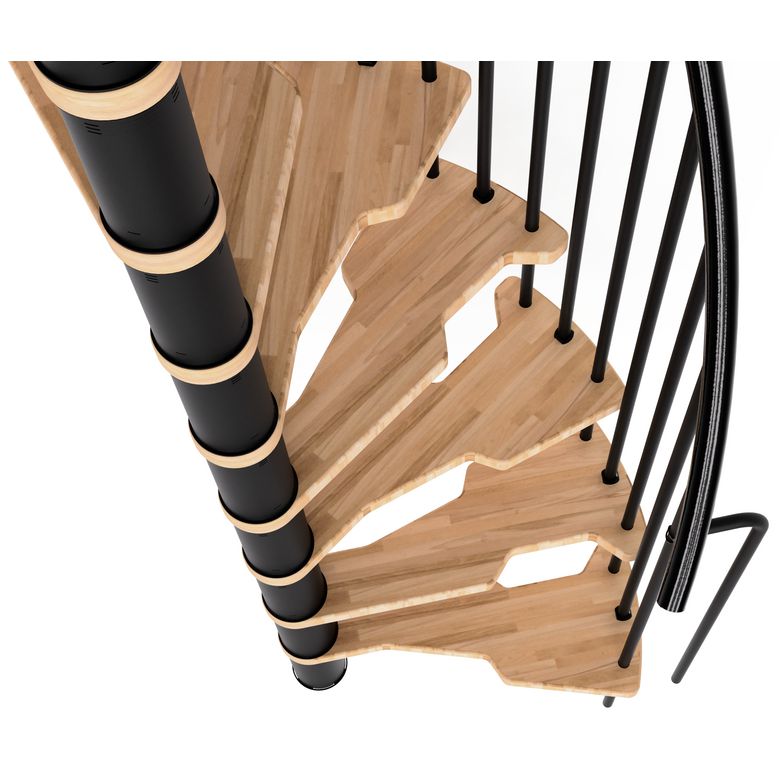 Solution gain de place Spiral 180° - Escaliers