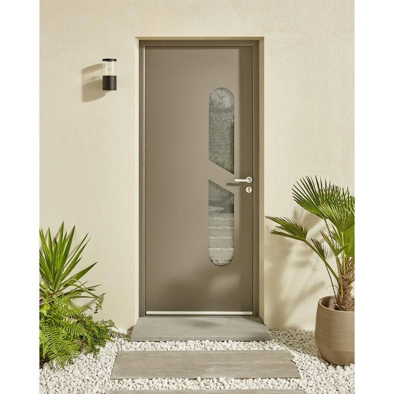 Porte d'entrée Angèle Aluminium sur-mesure - Lapeyre