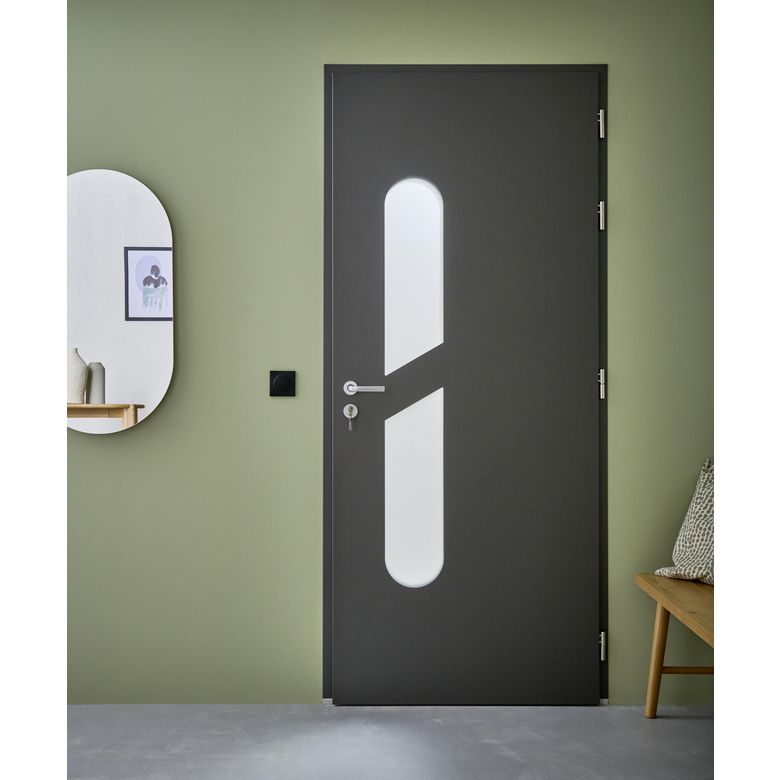 Porte d'entrée Angèle Aluminium sur-mesure - Lapeyre