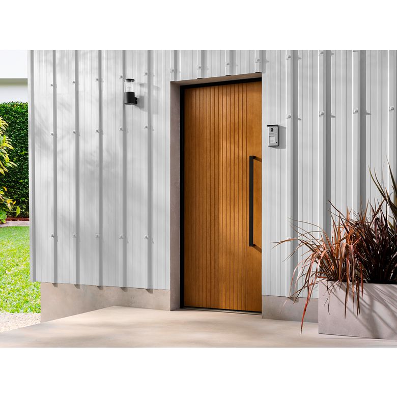 Porte d'entrée augustine bois exotique sur mesure-Lapeyre