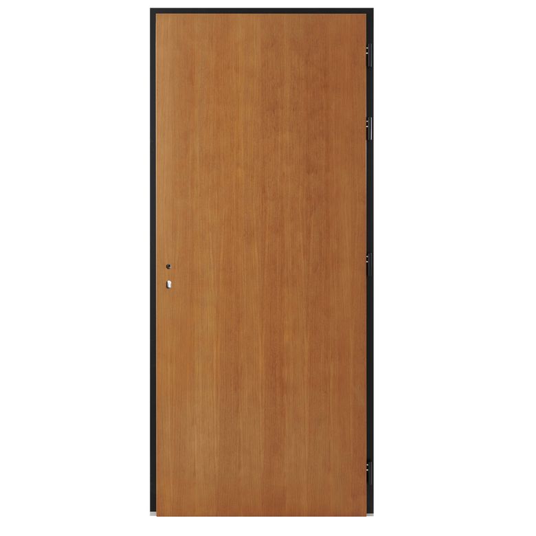 Porte d'entrée augustine bois exotique sur mesure-Lapeyre