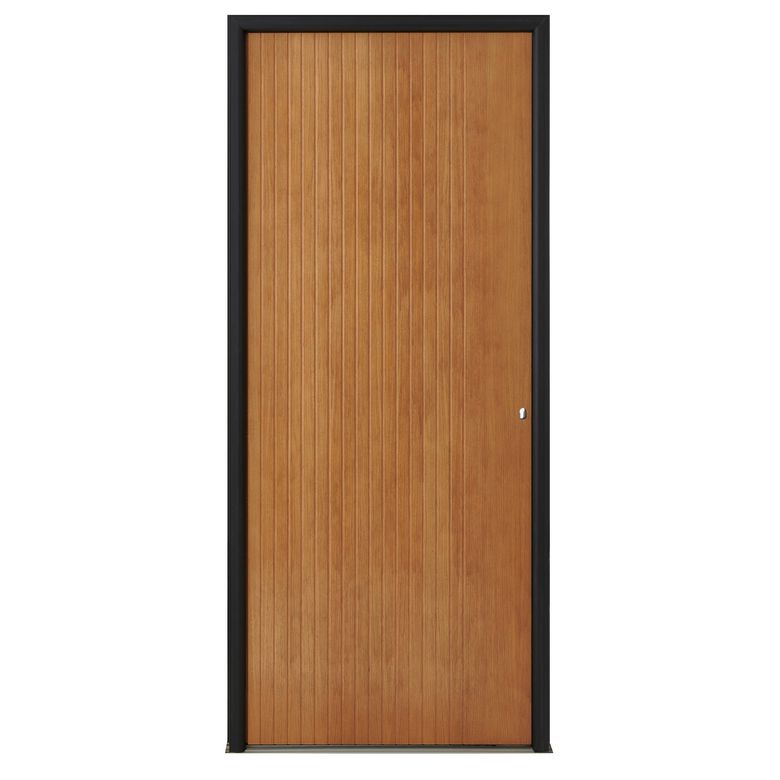 Porte d'entrée augustine bois exotique sur mesure-Lapeyre