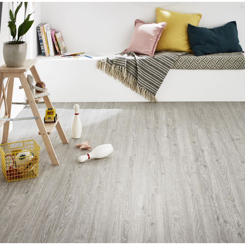 Sol vinyle décor gris KIMO LAME - Sols et murs - Lapeyre